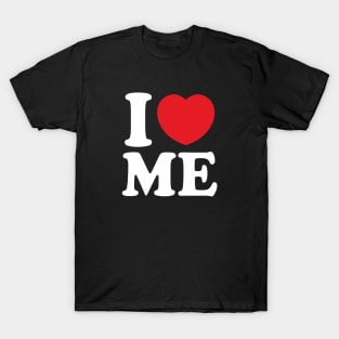 Y2K Funny Slogan I Love Me T-Shirt